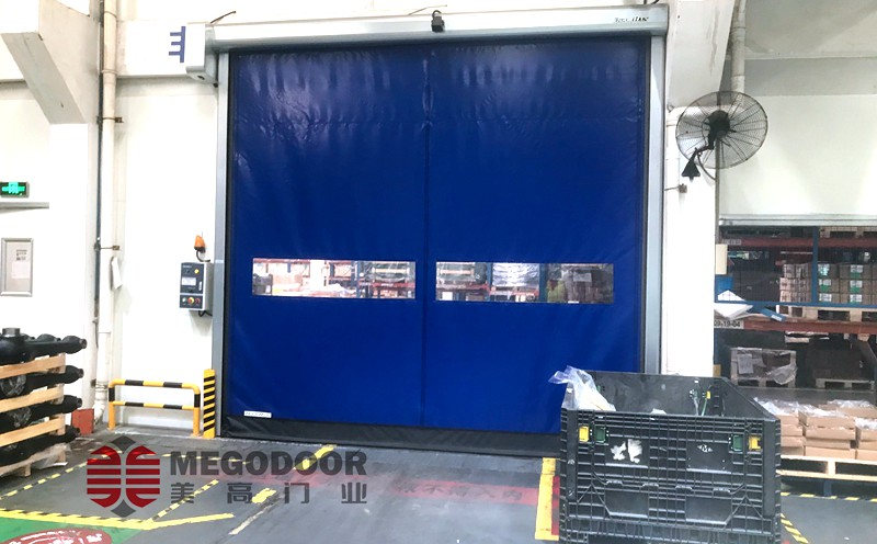 泰州洁净车间专用拉链式快速卷帘门系统插图