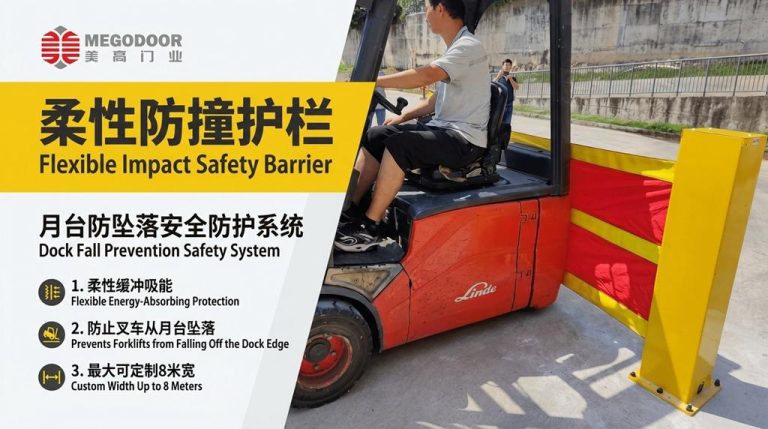 泰州月台防坠落伸缩护栏：为装卸口与物流仓储区域提供更可靠的安全防护缩略图