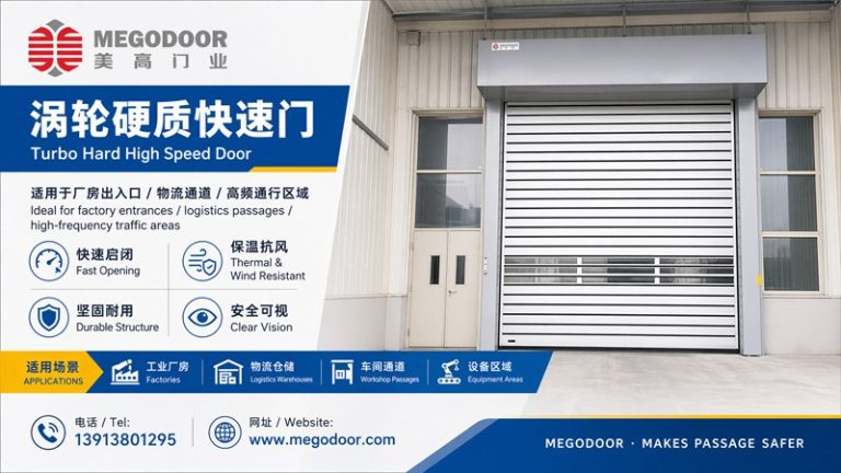 泰州车间物流门怎么选？美高门业推荐涡轮硬质快速门缩略图