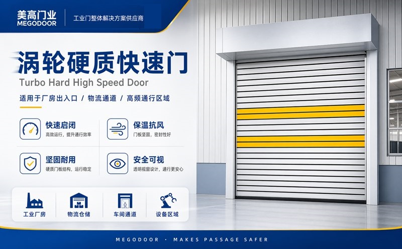 泰州车间物流门怎么选？美高门业推荐涡轮硬质快速门插图